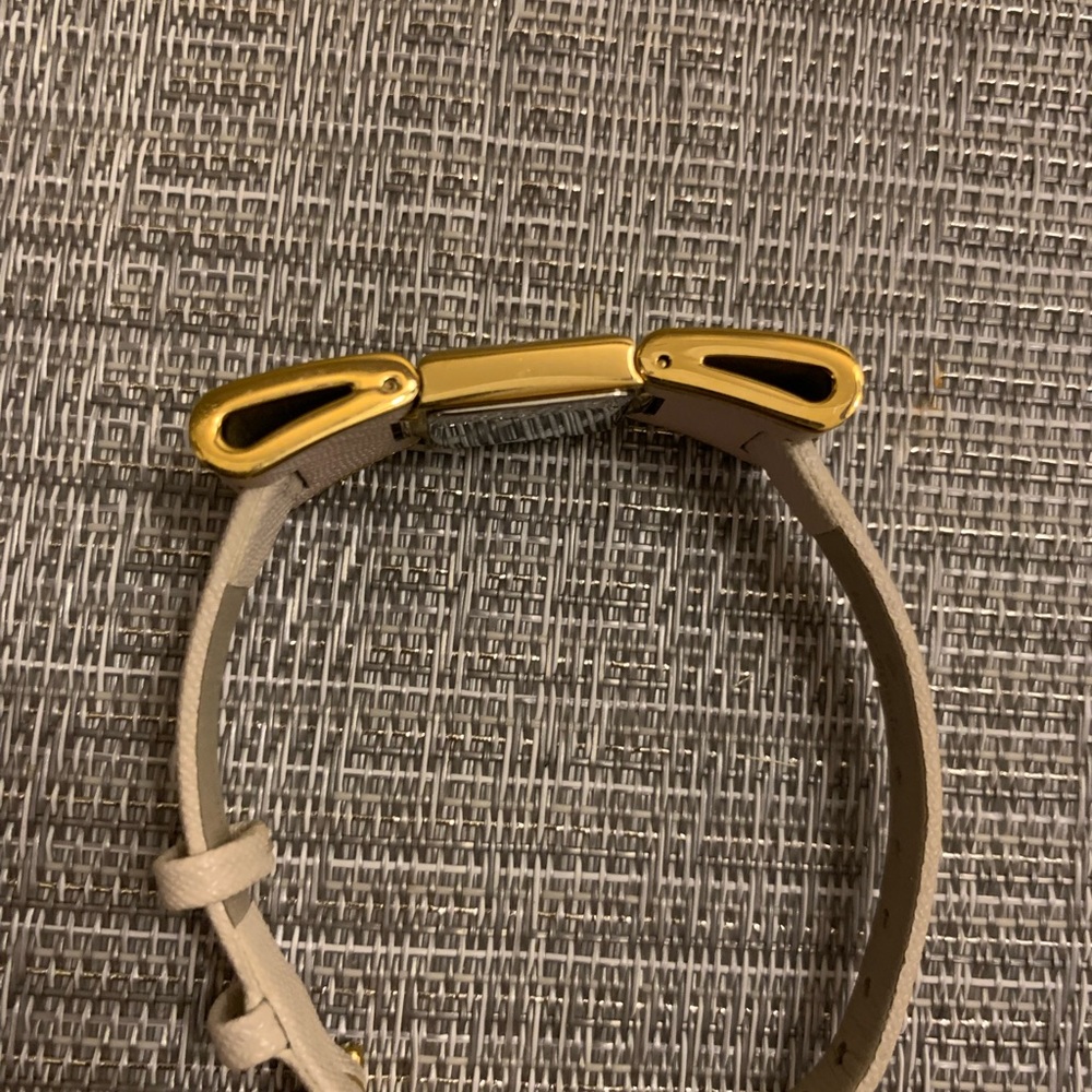 Kate Spade Bow Shaped Watch, Ivory, Saffiano Leather/Gold - Picture 8 of 9